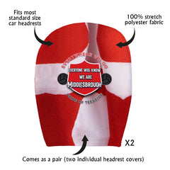 Middlesbrough Everywhere - Football Legends - Headrest Cover