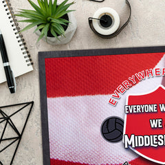Middlesbrough Everywhere - Football Legends - Door Mat -60cm X 40cm