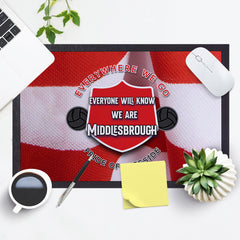 Middlesbrough Everywhere - Football Legends - Door Mat -60cm X 40cm