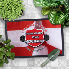 Middlesbrough Everywhere - Football Legends - Door Mat -60cm X 40cm