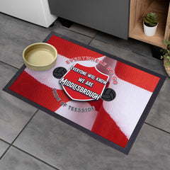 Middlesbrough Everywhere - Football Legends - Door Mat -60cm X 40cm