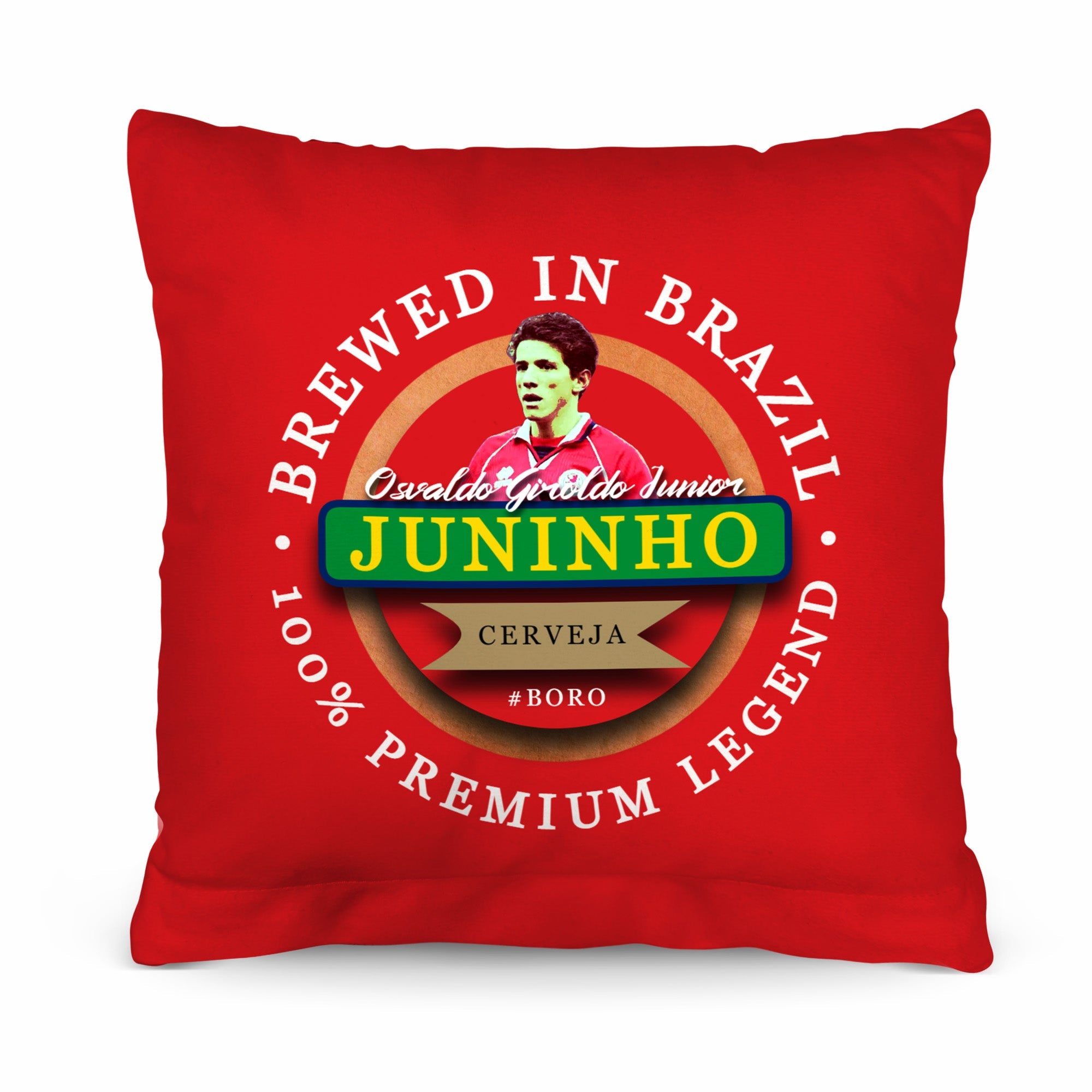 Middlesbrough Juninho - Football Legends - Cushion 10inch