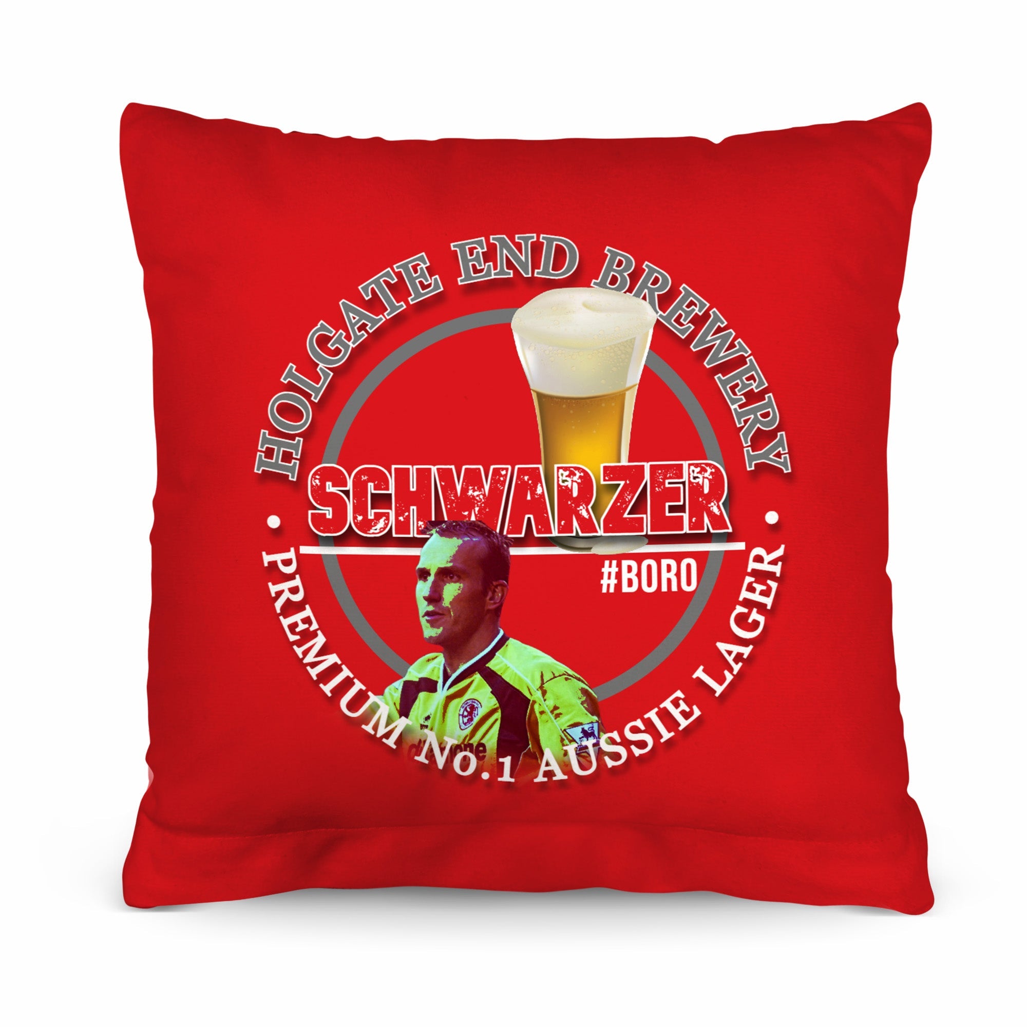 Middlesbrough Schwarzer - Football Legends - Cushion 10inch