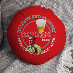 Middlesbrough Schwarzer - Football Legends - Circle Cushion 14inch
