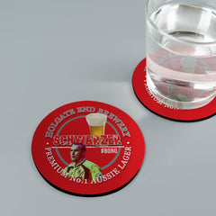 Middlesbrough Schwarzer - Football Coaster - Square Or Circle