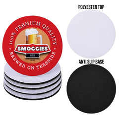 Middlesbrough Smoggies - Football Coaster - Square Or Circle