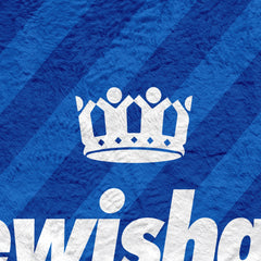 Millwall-- 1987 Home Shirt - Personalised Retro Fleece Blanket