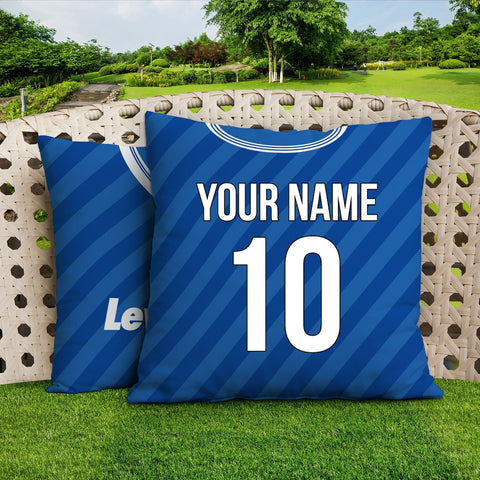 Millwall-- 1987 Home Shirt - 45cm or 61cm Retro Showerproof Outdoor Cushion