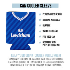 The Lions 1987 Home Shirt - Personalised Drink Can Cooler