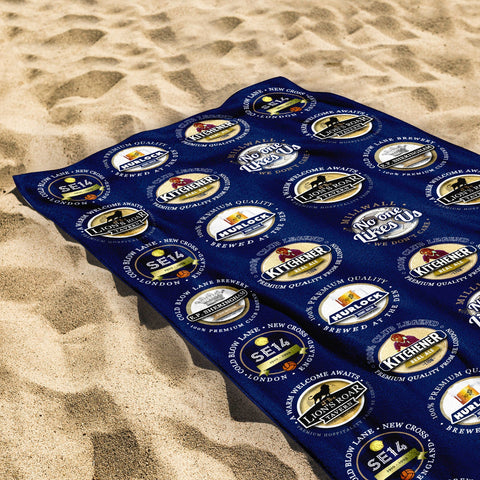 Millwall-- Football Legends - Microfibre Beach Towel - 150cm x 75cm