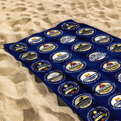Millwall-- Football Legends - Microfibre Beach Towel - 150cm x 75cm