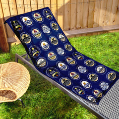 Millwall-- Football Legends - Microfibre Beach Towel - 150cm x 75cm