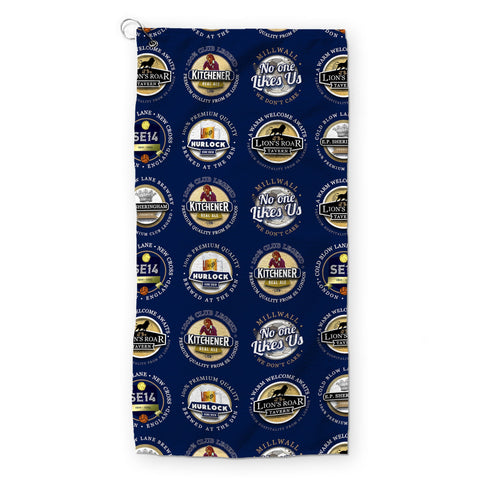 Millwall-- Football Legends - Retro Lightweight, Microfibre Golf Towel