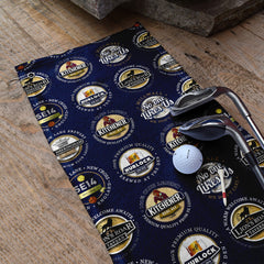 Millwall-- Football Legends - Retro Lightweight, Microfibre Golf Towel