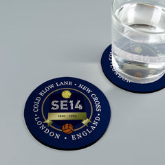 The Lions Cold Blow Lane - Football Coaster - Square Or Circle