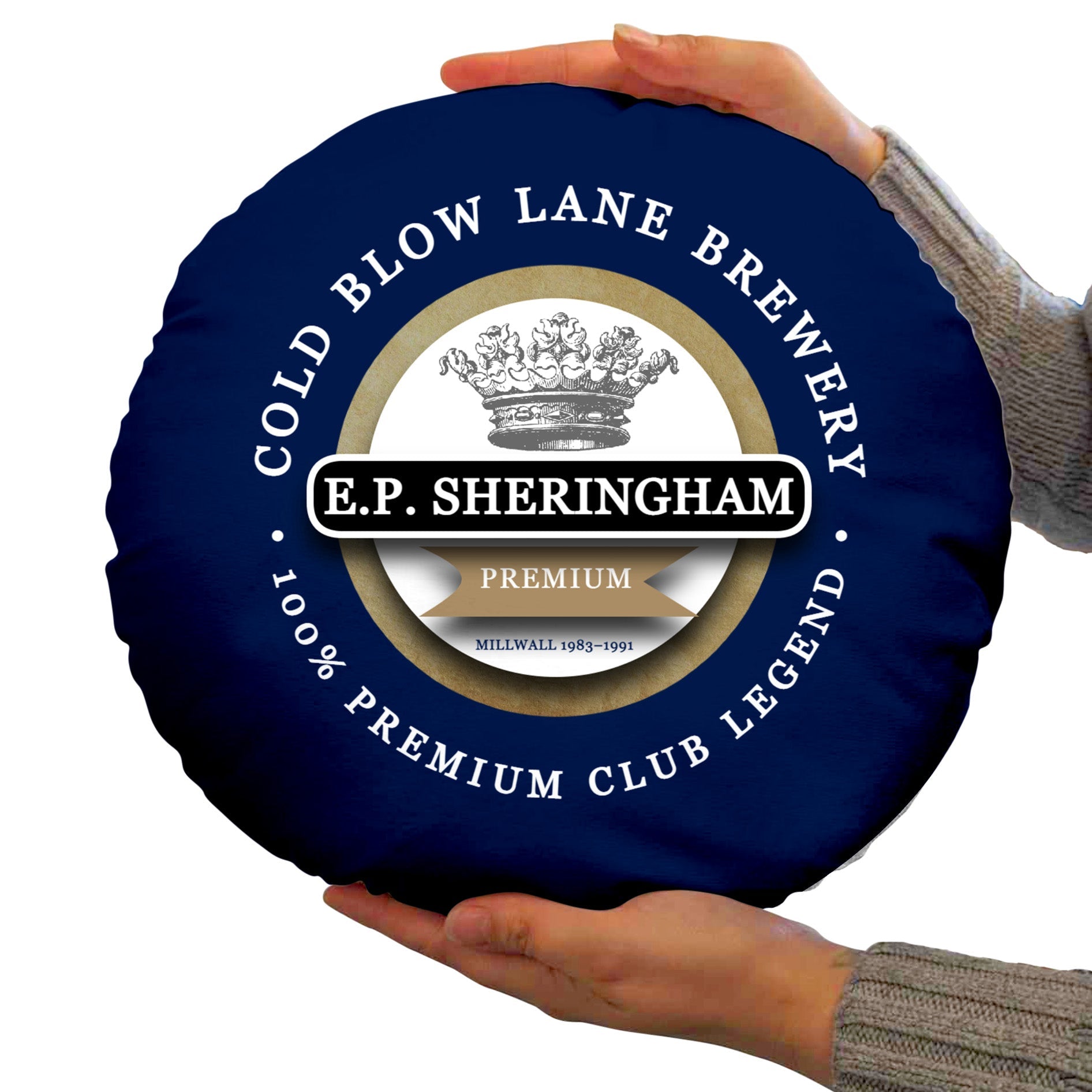 The Lions Sheringham - Football Legends - Circle Cushion 14inch