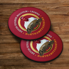 Northamptonshire Destroyer  - Cricket Coaster - Circle or Square