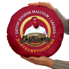 Northamptonshire Cricket Destroyer  - Legend Collection - Circle Cushion 14inch