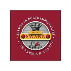 Northamptonshire Swann  - Cricket Coaster - Circle or Square