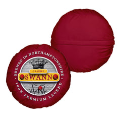 Northamptonshire Cricket Swann  - Legend Collection - Circle Cushion 14inch