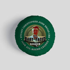 Nottinghamshire Cricket Baby Face  - Legend Collection - Circle Cushion 14inch