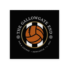 Newcastle Gallowgate - Football Coaster - Square Or Circle