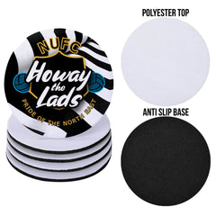 Newcastle Howay - Football Coaster - Square Or Circle