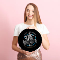 Newcastle Jackie Milburn- Football Legends - Circle Cushion 14inch