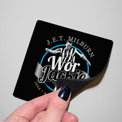 Newcastle Jackie Milburn- Football Coaster - Square Or Circle