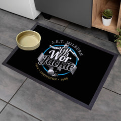 Newcastle Jackie Milburn - Football Legends - Door Mat -60cm X 40cm