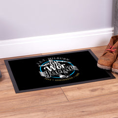 Newcastle Jackie Milburn - Football Legends - Door Mat -60cm X 40cm
