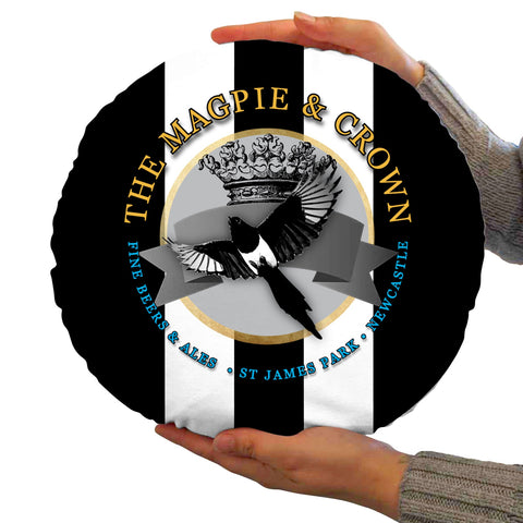 Newcastle Magpie - Football Legends - Circle Cushion 14inch