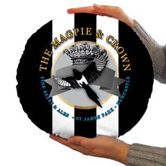 Newcastle Magpie - Football Legends - Circle Cushion 14inch