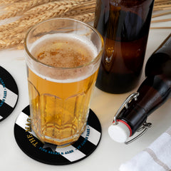 Newcastle Magpie - Football Coaster - Square Or Circle