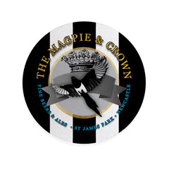 Newcastle Magpie - Football Coaster - Square Or Circle