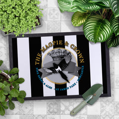 Newcastle Magpie - Football Legends - Door Mat -60cm X 40cm