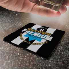 Newcastle Paul Gascoigne - Football Coaster - Square Or Circle
