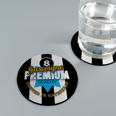 Newcastle Paul Gascoigne - Football Coaster - Square Or Circle