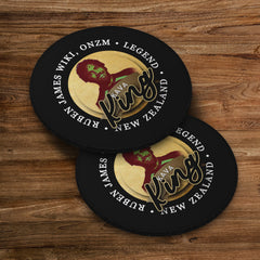 New Zealand Rugby League  King - Coaster - Circle or Square