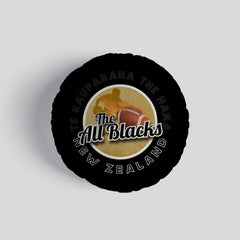 New Zealand Rugby Union All Blacks  - Legend Collection - Circle Cushion 14inch