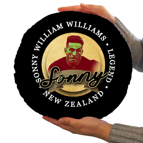 New Zealand Rugby Union Sonny  - Legend Collection - Circle Cushion 14inch