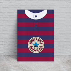 Personalised Newcastle 1996 Away Shirt - A4 Metal Sign Plaque