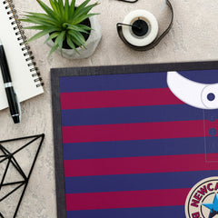 Newcastle 1996 Away Shirt - Personalised Retro Door Mat - 60cm x 40cm