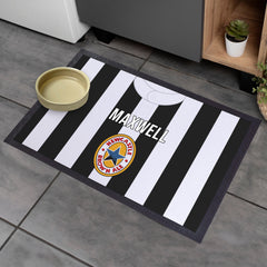 Newcastle 1996 Home Shirt - Personalised Retro Door Mat - 60cm x 40cm