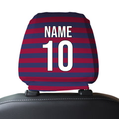 Newcastle 1996 Away - Retro Football Shirt - Pack of 2 - Car Seat Headrest Covers
