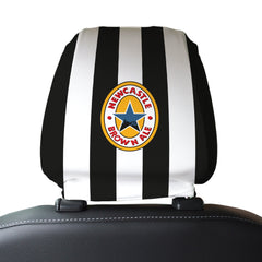 Newcastle 1996 Home - Retro Football Shirt - Pack of 2 - Car Seat Headrest Covers