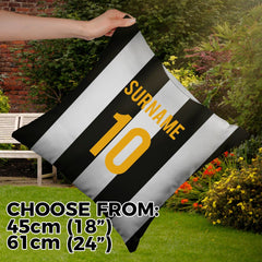 Newcastle -1996 Home Shirt - 45cm or 61cm Retro Showerproof Outdoor Cushion