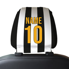 Newcastle 1996 Home - Retro Football Shirt - Pack of 2 - Car Seat Headrest Covers