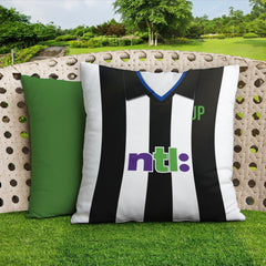 Newcastle - 2001 Home Shirt - 45cm or 61cm Retro Showerproof Outdoor Cushion