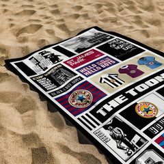 Newcastle History - Beach Towel -